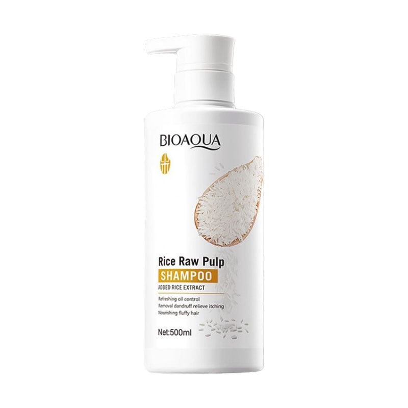 Шампунь для волосся Bioaqua Rice Raw Pulp Shampoo, 500 мл